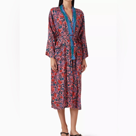 Natalie Martin Diane Robe in Pisces Print - Picture 1 of 12